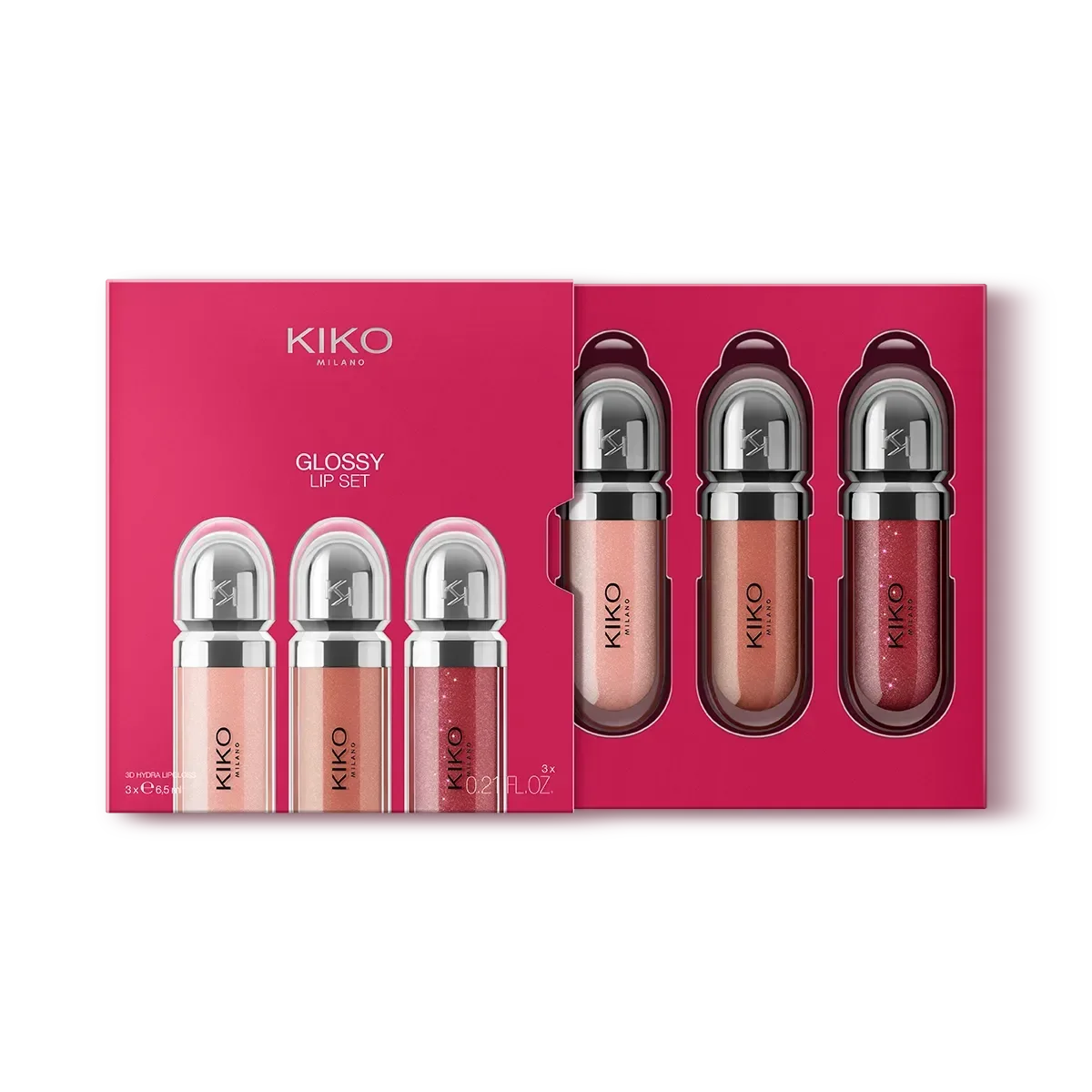 Glossy Lip Set 03 Kiko - Coffret Gloss Lèvres Premium - Sonia Make Up 59