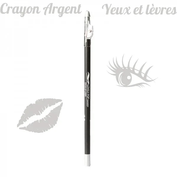 Crayons yeux et lèvres Argent Lovely pop - Sonia Make Up 59