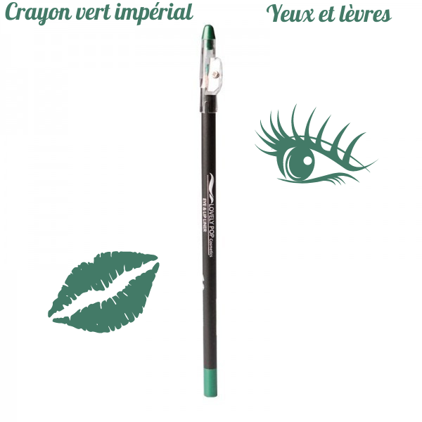 Crayons yeux et lèvres Vert imperial Lovely pop