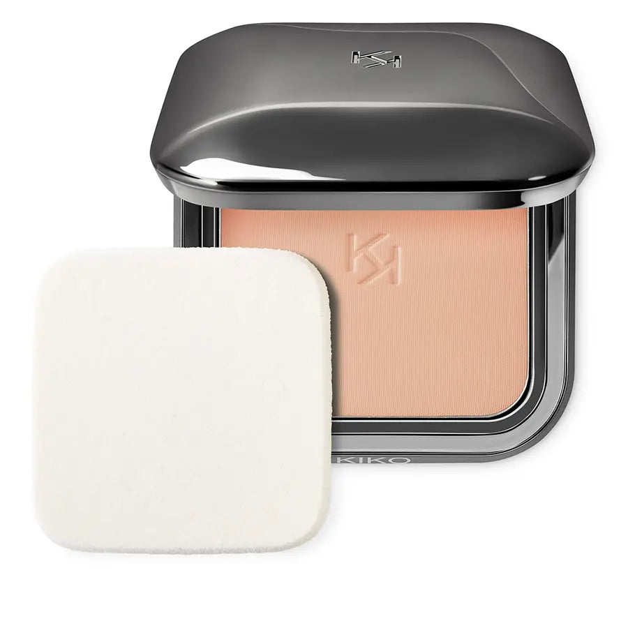 Fond de teint compact poudre, unifiant et au fini mat Kiko WR50 rose chaud