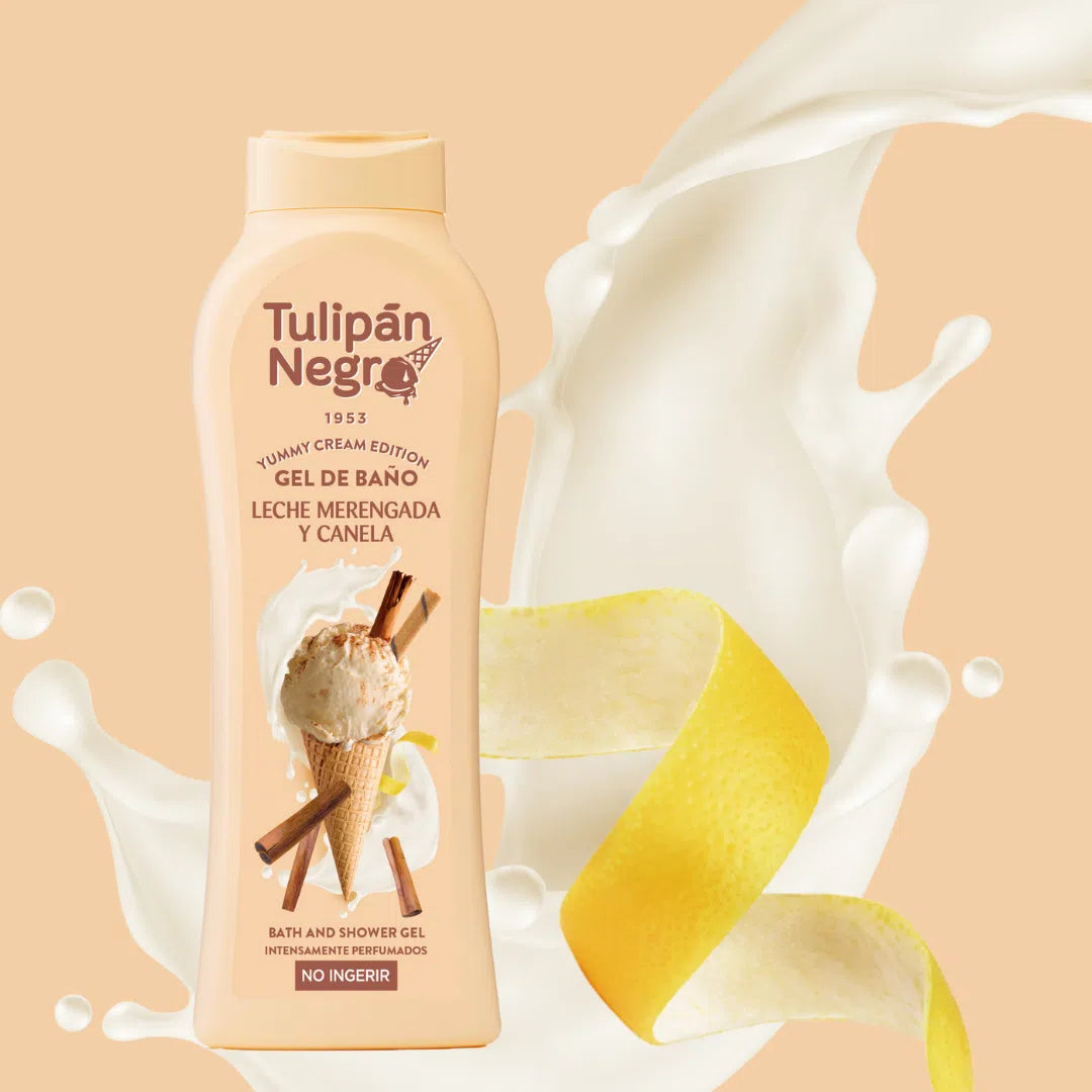 Gel douche Lait de meringue et de cannelle Tulipan negro