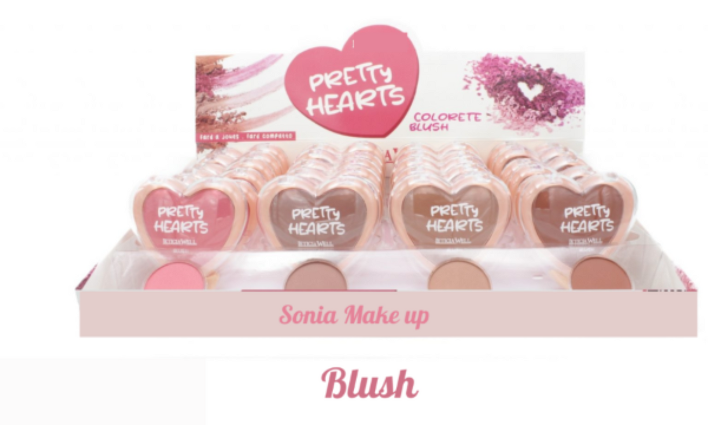 Blush Pretty hearts leticia well