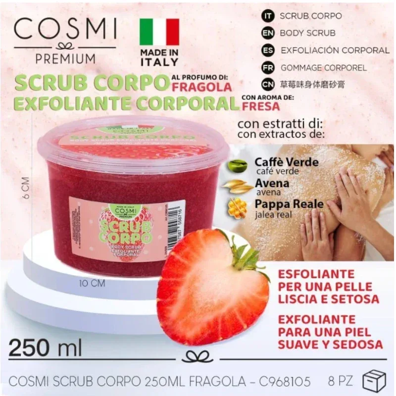 Gommage pour le corps parfum Fraise - Sonia Make Up 59