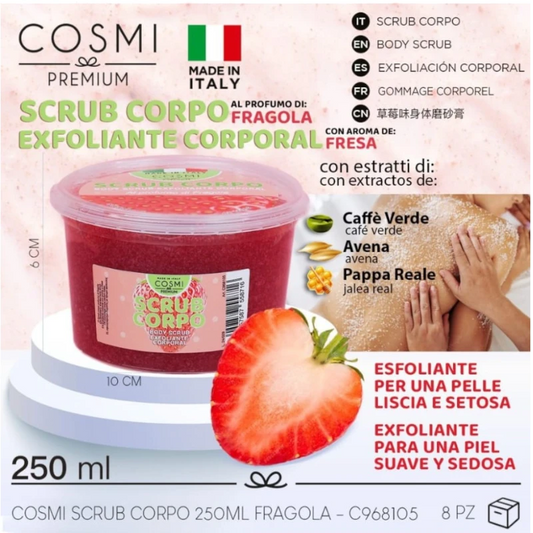 Gommage pour le corps parfum Fraise