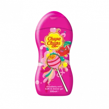 Gel douche CHUPA CHUPS STRAWBERRY 300 ml - Sonia Make Up 59