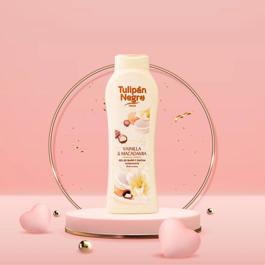 Gel douche  Vanille & Macadamia Tulipan negro