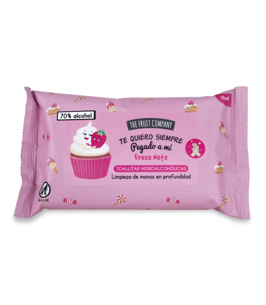 Lingettes multi-usage  Mains/Visage/WC  fraise chantilly ou coco