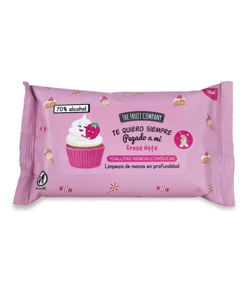 Lingettes multi-usage Mains/Visage/WC fraise chantilly ou coco - Sonia Make Up 59
