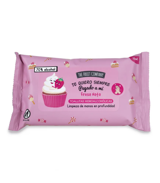 Lingettes multi-usage  Mains/Visage/WC  fraise chantilly ou coco