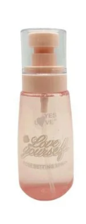 Spray fixateur de maquillage à l'eau de rose YES LOVE